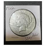 1922 Silver Peace Dollar