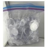 Approx. (84) Coins Capsule with foam gaskets