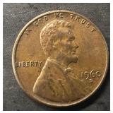 1960 Penny with D Mint Mark - Error
