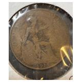1915 Great Britain Penny Bronze