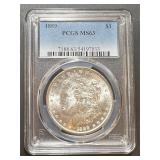 1889 Morgan Silver Dollar PCGS Ms63