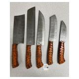 Damascus Chef Knife Set