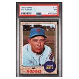 GIL HODGES 1968 TOPPS #27 PSA 7