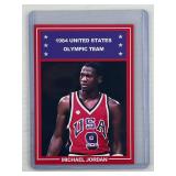 Michael Jordan 1984 USA Olympic rookie promo red