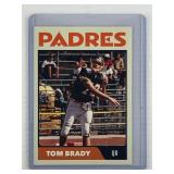 Tom Brady 1994 High School rookie promo card