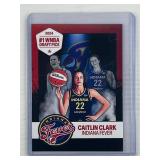 Caitlin Clark #1 WNBA Draft Pick rookie promo card