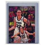 Caitlin Clark 2023 Flair Hot Numbers rookie card