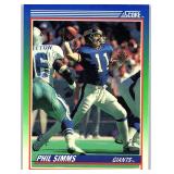 1990 SCORE PHIL SIMMS CARD
