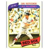1980 TOPPS HOF CARL YASTRZEMSKI CARD