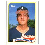ROOKIE CARD 1989 TOPPS HOF JOHN SMOLTZ