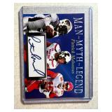 PATRICK MAHOMES MAN MYTH LEGEND PRINTED AUTO