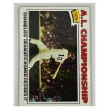 1977 TOPPS CHAMBLISS DECIDES IT CARD