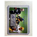 AARON RODGERS MAN MYTH LEGEND PRINTED AUTO