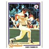 1978 TOPPS CHRIS CHAMBLISS CARD