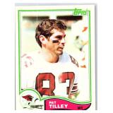 1982 TOPPS PAT TILLEY CARD