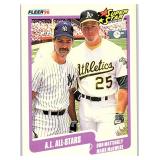 1990 FLEER MATTINGLY/MCGWIRE CARD
