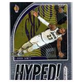 PRIZM HYPED LEBRON JAMES CARD