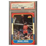 ONE OF KIND - MICHAEL JORDAN FLEER NBA  PSA 9