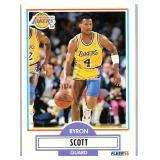 1990 FLEER BYRON SCOTT CARD