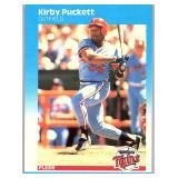 EARLY CARD 1987 FLEER HOF KIRBY PUCKETT