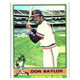 1976 TOPPS DON BAYLOR CARD