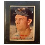 1957 Topps Baseball #194 Hal Brown MT