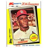 1982 TOPPS/KMART HOF BOB GIBSON CARD