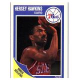ROOKIE CARD 1989 FLEER HERSEY HAWKINS CARD