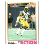 1982 TOPPS NOLAN CROMWELL CARD