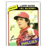 1980 TOPPS LARRY BOWA CARD