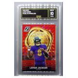 Lamar Jackson 2023 Zenith Red GMA 10