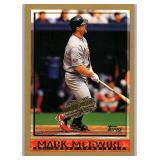 DEVIL RAYS INAUGURAL MARK MCGWIRE CARD