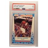 1989 Michael Jordan Sticker PSA 7