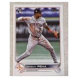 2022 Topps Update Jeremy Pena Base #US253 RC