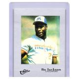 Bo Jacskon 1986 Memphis Chicks minor league rookie