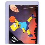 Bart Simpson Air Bart promo card The Simpsons