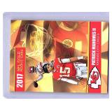 Patrick Mahomes 2017 Rookie Gems NFL Gold rookie
