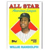 1988 TOPPS WILLIE RANDOLPH CARD