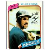 ROOKIE CARD 1980 TOPPS WILLIE AIKENS