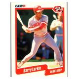 1990 FLEER HOF BARRY LARKIN CARD