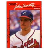 2ND YR CARD 1990 DONRUSS HOF JOHN SMOLTZ