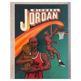 Michael Jordan 1990/91 green cartoon promo card