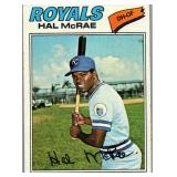 1977 TOPPS HAL MCRAE CARD