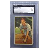 Bob Cain 1952 Bowman CGC 3