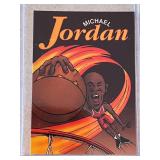 Michael Jordan 1990/91 brown cartoon promo card