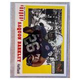 Saquon Barkley All American rookie promo card