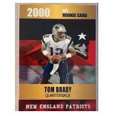 Tom Brady 2000 Rookie Phenoms NFL rookie card