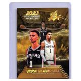 Victor Wembanyama 2023 Gold Lightning rookie card