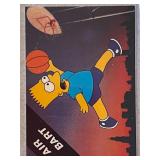 Bart Simpson Air Bart promo card The Simpsons