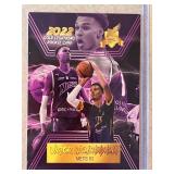 Victor Wembanyama 2022 Gold Lightning rookie card